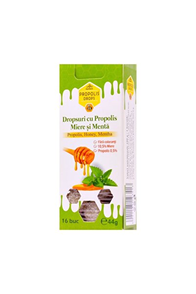 Apidava Propolis Honey and Mint Lollipops 44 grams