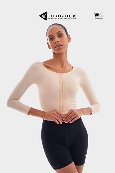 EUROPACK Vestă de compresie post-operatorie LP-120 - Corset cu mâneci lungi p...