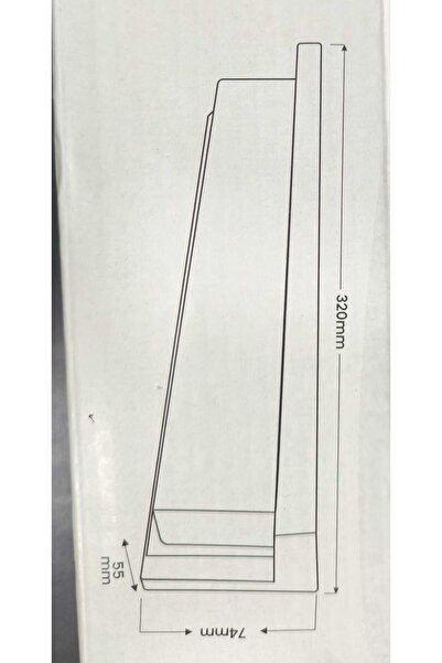 ECONA DIŞ MEKAN DEKORATİF LED APLİK 24WATT GÜN IŞIGI 3000K