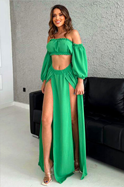 Welike Compleu dama Vcay Mode verde