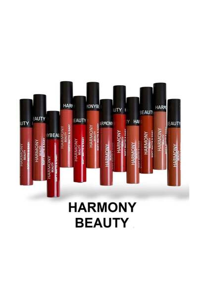Harmony Beauty مجموعة هدايا أحمر الشفاه السائل غير اللامع