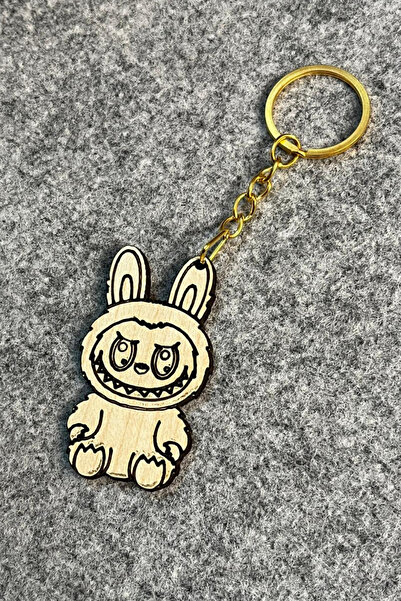 LERİS لعبة شخصية لابوبو على شكل سلسلة مفاتيح للمنزل، شخصية لابوبو على شكل سلس...