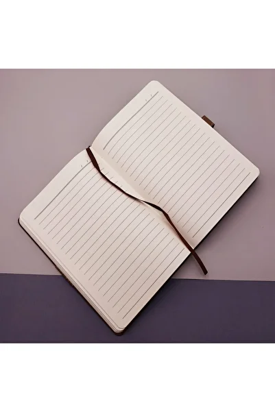 BYKOPUZ Undated Agenda Notebook White Gray Color