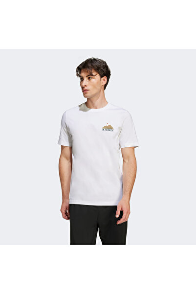 adidas Camp t Men's White Hiking T-Shirt