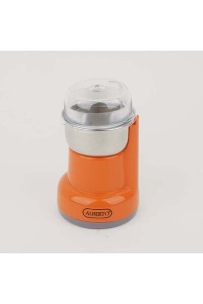 Alberto stainless steel coffee grinder 50g, 200W, orange