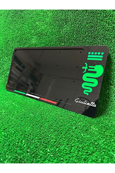 PP Alfa Romeo Giulietta ÖN TAMPON ÇIKINTISINI KAPATAN KARE PLAKAYA UYUMLU 1 A...