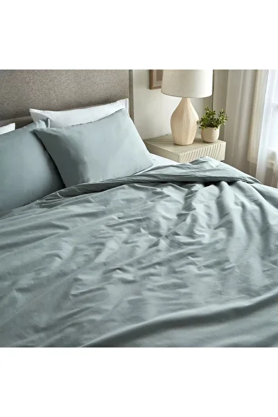 Home Centre Essence Cotton 144 Thread Count 3-Piece King Duvet Cover Set - 230x220 cm