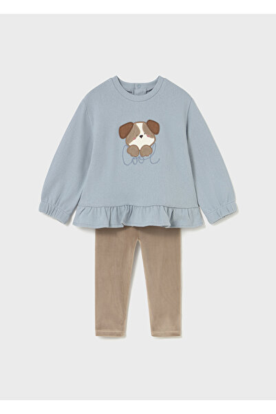 MAYORAL 2738 TOPO KIZ ÇOCUK SWEATSHIRT TAYT TAKIM