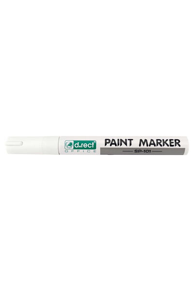 D.Rect medium white paint marker