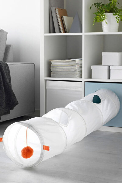 Binbirreyon Cat Play Tunnel Foldable 128cm Spiral Tunnel Uc005