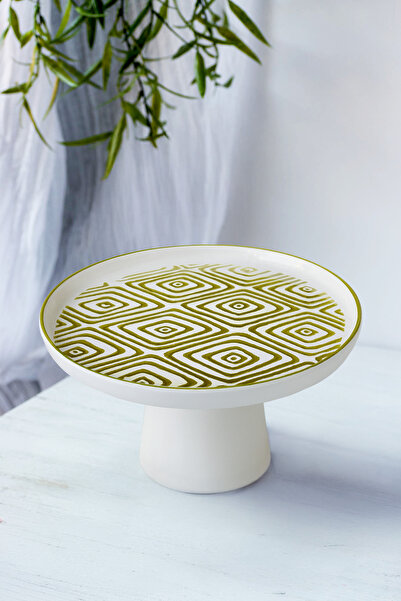 Kitchen Life Natural Natural Pedestal Cake Stand - Minimalist Pedestal Presentation Stand