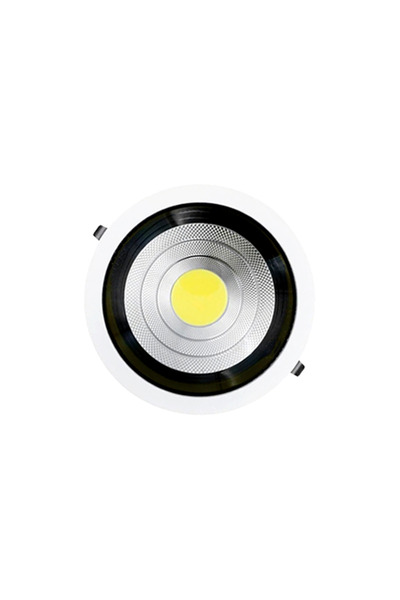 Vooltex Voltex 12W 10cm Anti-Glare Spotlight, Cream, White and Black Frame