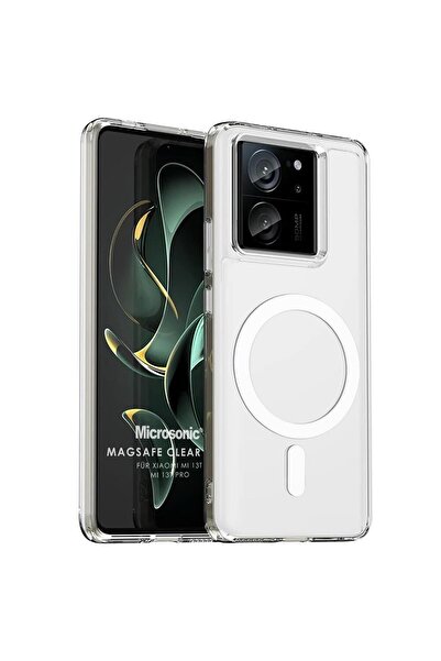 Microsonic Xiaomi Mi 13T Kılıf MagSafe Clear Soft Şeffaf