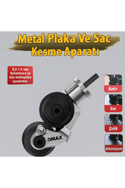 DMAX Profesyonel Metal Plaka Ve Sac Kesme Aparatı