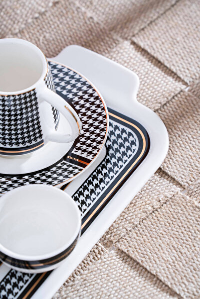 ACAR Renzo 2-Person Coffee Cup Set with Tray - 100 ml