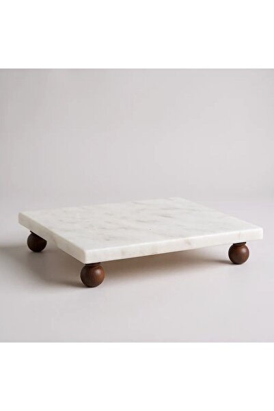 PUDRAM Livor Marble Presentation Plate – Special Design for Kitchen & Tableware (30X15)