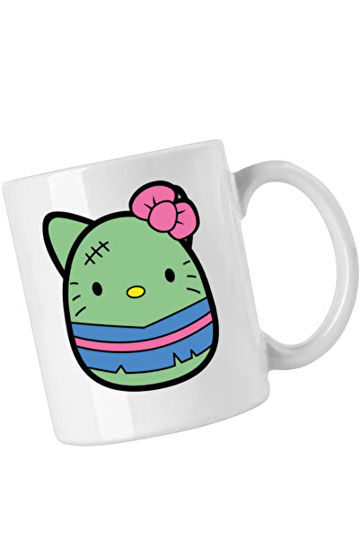 OEM Squishmallows Horror Zombie Cat Mug