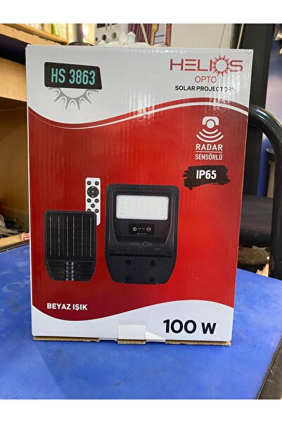 Helios Opto HELIOS HS3863 100W GÜNEŞ ENERJİLİ SOKAK ARMATÜRÜ