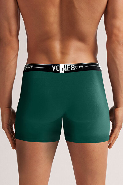 Yohannes Club Ανδρικά βαμβακερά μπόξερ με ειδικό τμήμα, 3-συσκευασία - 3 συσκευασίες, X-Large, μπορντό, πράσινο, μπλε