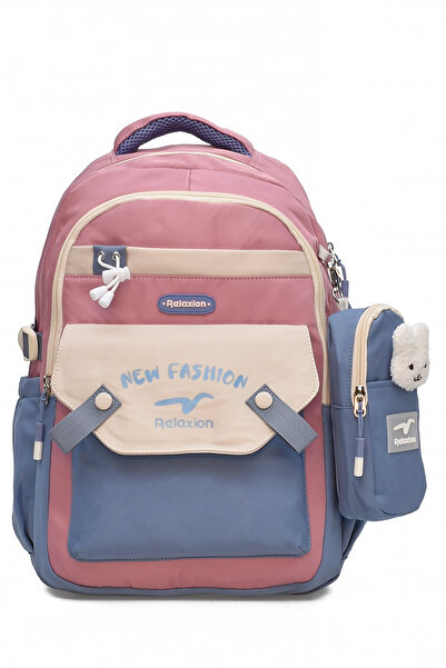 ELATAE Waterproof Fabric Children's Multi-Eye Orthopedic Backpack School Bag 1513