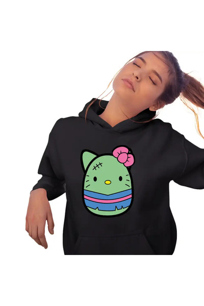 OEM Hanorac Femei Squishmallows Pisica Zombie Horror