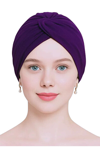 NF ND ENEFENDİ Bone exterioară cu noduri, culoare prune |   Model de jumătate...