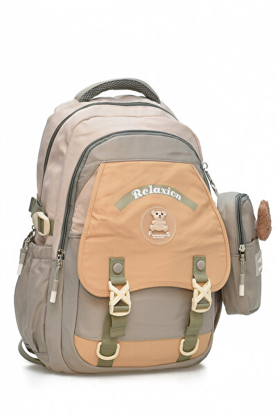 ELATAE Waterproof Fabric Children's Multi-Eye Orthopedic Backpack School Bag 1511