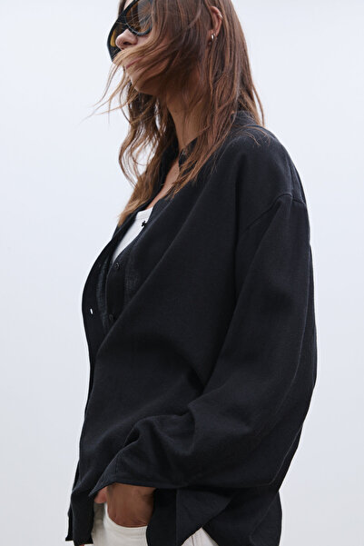 Stradivarius Linen blend shirt