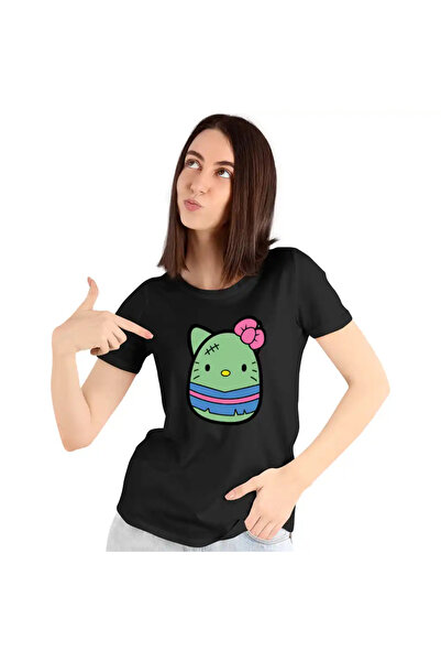 OEM Tricou Femei Squishmallows Pisica Zombie Horror