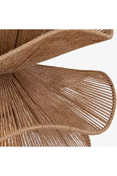 Arslan tekstil El Yapımı İp Avize – Doğal Bohem Tarz Dekoratif Sarkıt Aydınlatma