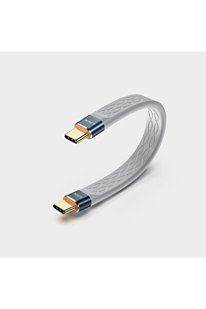 LivX All-in-1 10 CM USB-C 4 Kablo – PD3.1 240W Hızlı Şarj ve Yüksek Hızlı Ver...