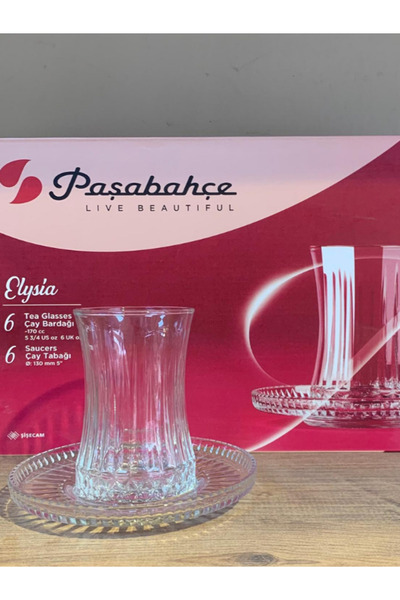 Kadim Vizyon PAŞABAHÇE ELYSIA ORJİNAL KUTUSUNDA ÇAY SETİ 6 KİŞİLİK