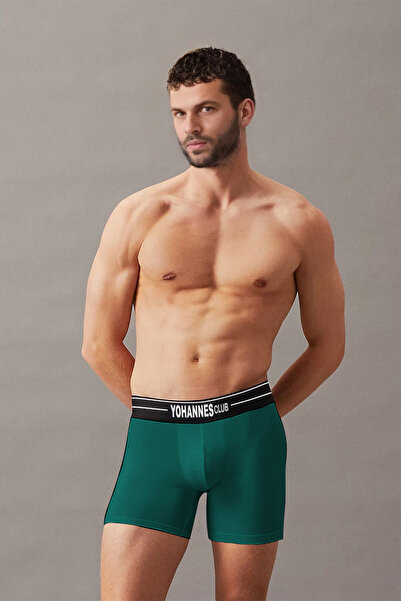 Yohannes Club Ανδρικά ειδικά ανατομικά βαμβακερά μπόξερ, 3-συσκευασία - 3 συσκευασίες, 2X-Large, μπορντό, πράσινο, μπλε