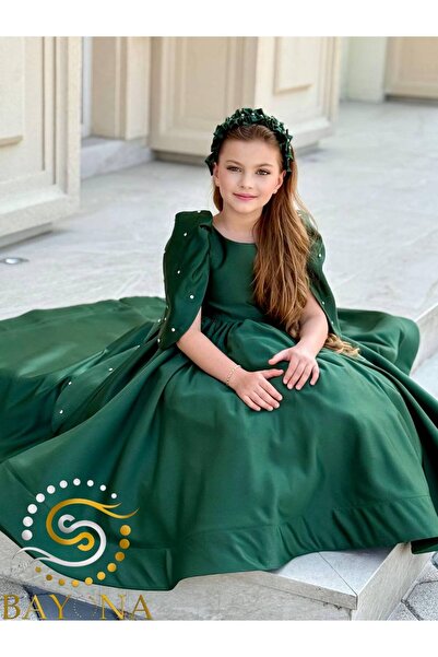 Bayona Βραδινό φόρεμα για κορίτσια για παιδιά – 4-11 ετών με δώρο κορδέλας μαλλιών