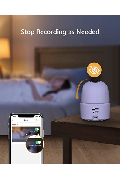 Imou كاميرا مراقبة منزلية بدقة 2K، كاميرات مراقبة داخلية بدقة 3 ميجابكسل، كاميرا واي فاي بزاوية 360 درجة (Ranger 2C)