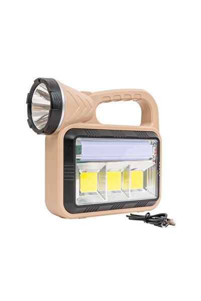 Z-Tools Lanternă portabilă cu încărcare solară și USB, 8 moduri de intensitat...