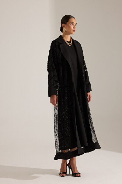 BETTY & SAM AQUARIUS SİYAH ELBİSE CEKET TAKIM