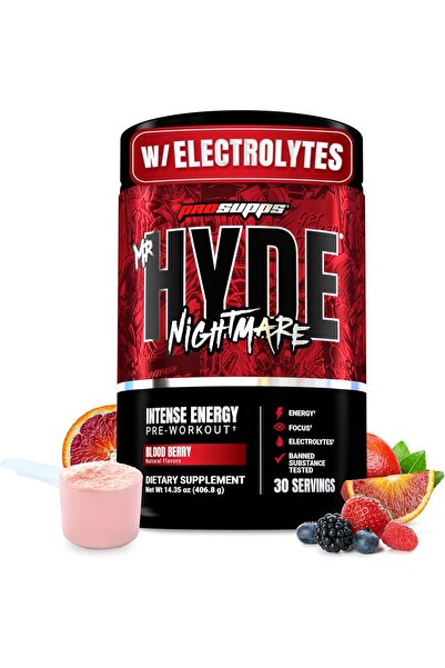 ProSupps مسحوق ما قبل التمرين من Mr. Hyde Nightmare مع الكافيين وبيتا ألانين ...