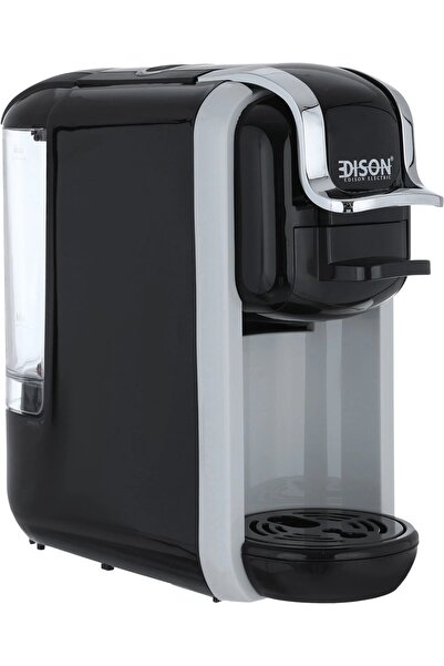 Edison Coffee Maker, 1450 Watt, 600 Ml - Black Gray