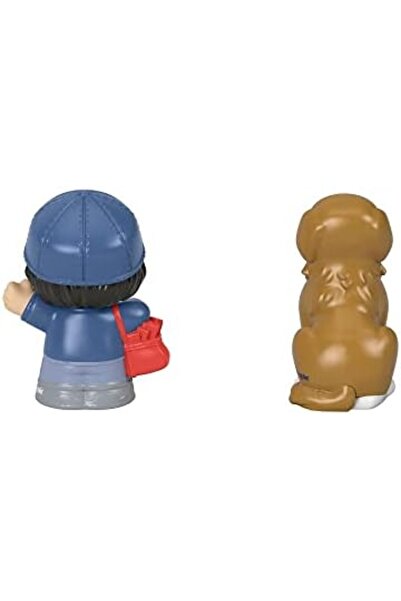 mattel Toy Figure Pack - Story Starter Figure Set - Mailperson & Brown Dog Figures