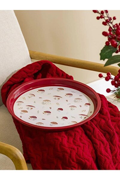 LC Waikiki Lcw Home Printed Metal Tray 34 cm (W5)