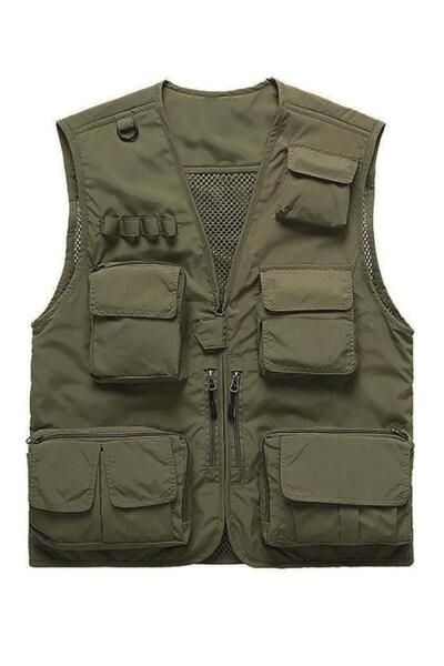 SINGLE SWORD 15-кишеньковий багатофункціональний мисливський жилет - жилет з сіткою для активного відпочинку