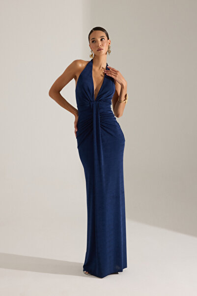 BETTY & SAM JENNY LACİVERT ELBİSE