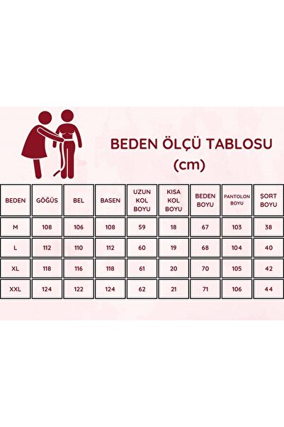 ALİMER Kadın Kalp Desen Gömlek Yaka %100 Pamuk Mevsimlik Uzun Kol Cepli Pijama Takımı