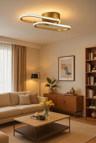 LEGACY Zzez Eskitme Renk Modern Tasarım Beyaz Ledli Cafe - Mutfak - Salon 2 Li Led Avize