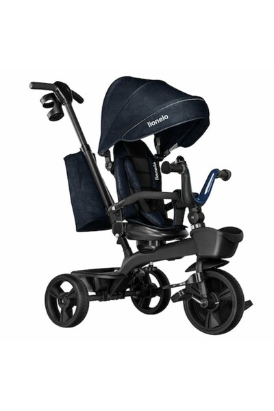 Lionelo Tricicletă pentru copii, Kori, pliabilă ultracompactă, multifuncționa...