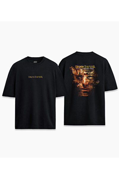 Darkia تي شيرت للجنسين بتصميم ألبوم Dream Theater مطبوع من الأمام والخلف