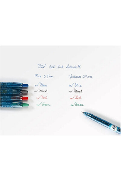 Pilot B2P Begreen Gel Roller Pen 0,5 mm albastru