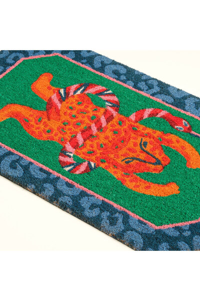 Zsa Zsa Zsu Kerala Coır Kapı Önü Paspası 45x75 Cm Yeşil