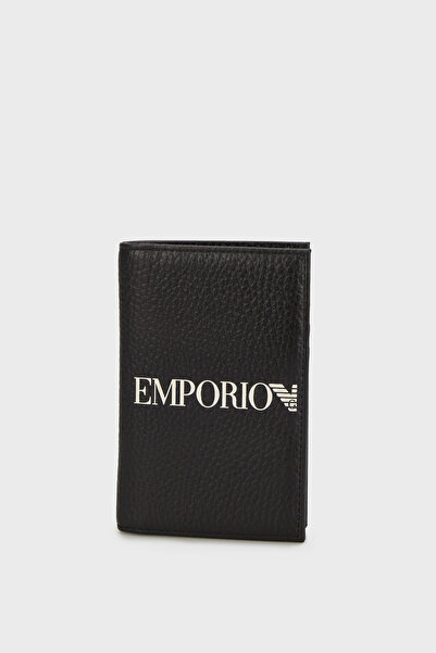Emporio Armani Logo Leather Card Holder Men's Card Holder Em003592 Af19355 Uc001